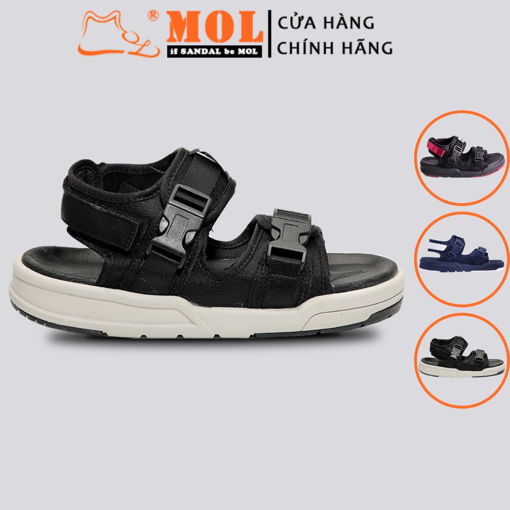 Giày sandal Vento nam nữ 2 quai ngang vải dù cho cặp đôi có quai hậu cố định mang đi học du lịch NV1002B2