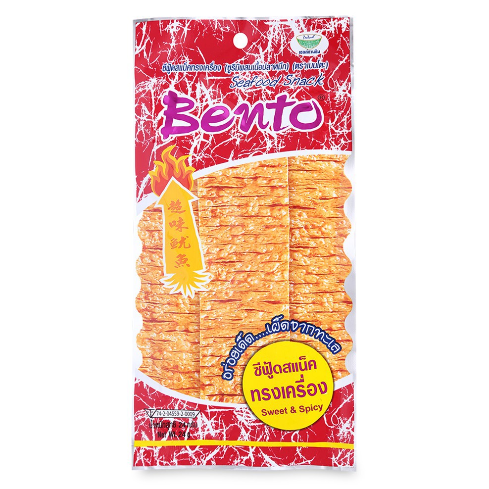 Dây 13 Gói Snack Mực Tẩm Gia Vị Cay Ngọt Bento (6g / Gói) - Màu Đỏ | BigBuy360 - bigbuy360.vn