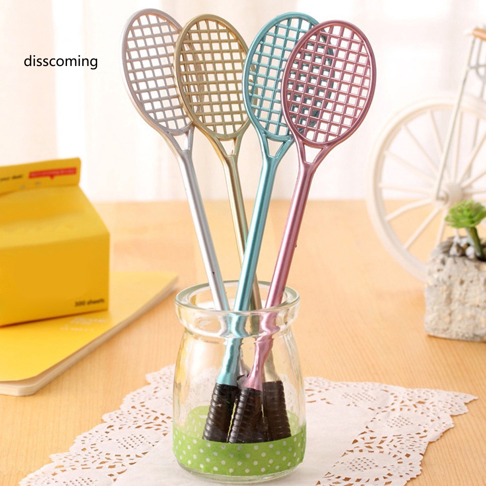 Set 4 cây viết mực hình vợt cầu lông cá tính