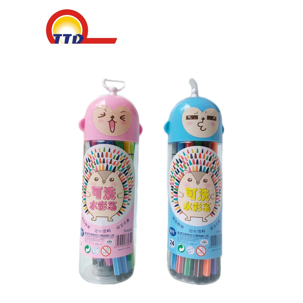 [Mã LIFEB04ALL giảm 10% tối đa 15K đơn 0Đ] Hộp Bút Dạ Màu 12 Màu Hình Cà Rốt Cute Nghộ Nghĩnh - Giao màu ngẫu nhiên