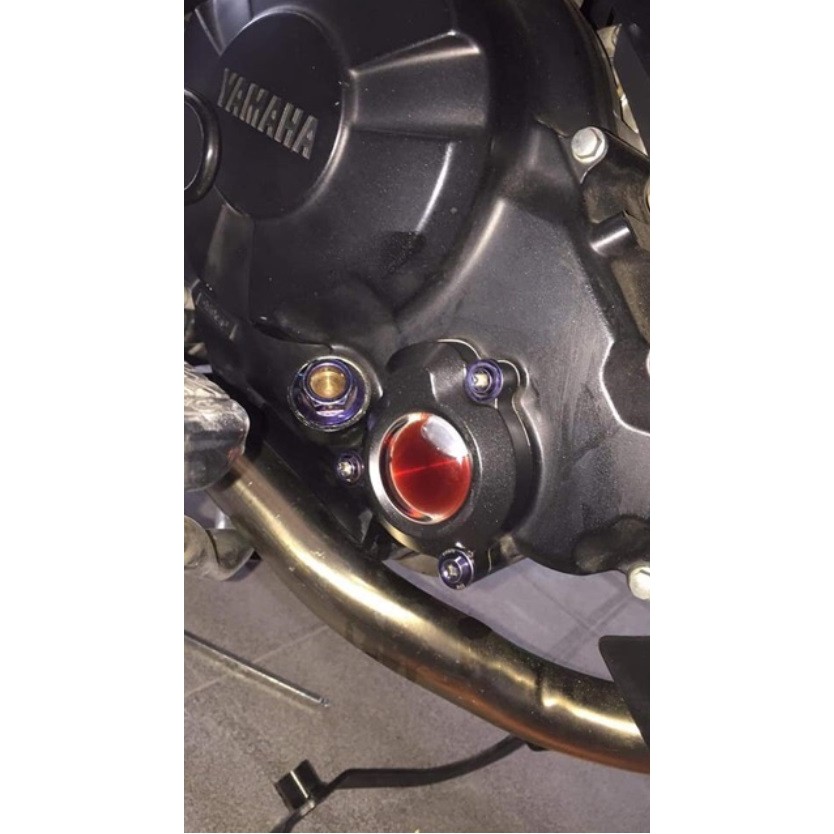 nắp lọc nhớt trong suốt yamaha exciter 150 Ex150 Ex135 FZ150 FZ155 TFX150 TFX155 R15 135 Ex155 155 oil filter cover