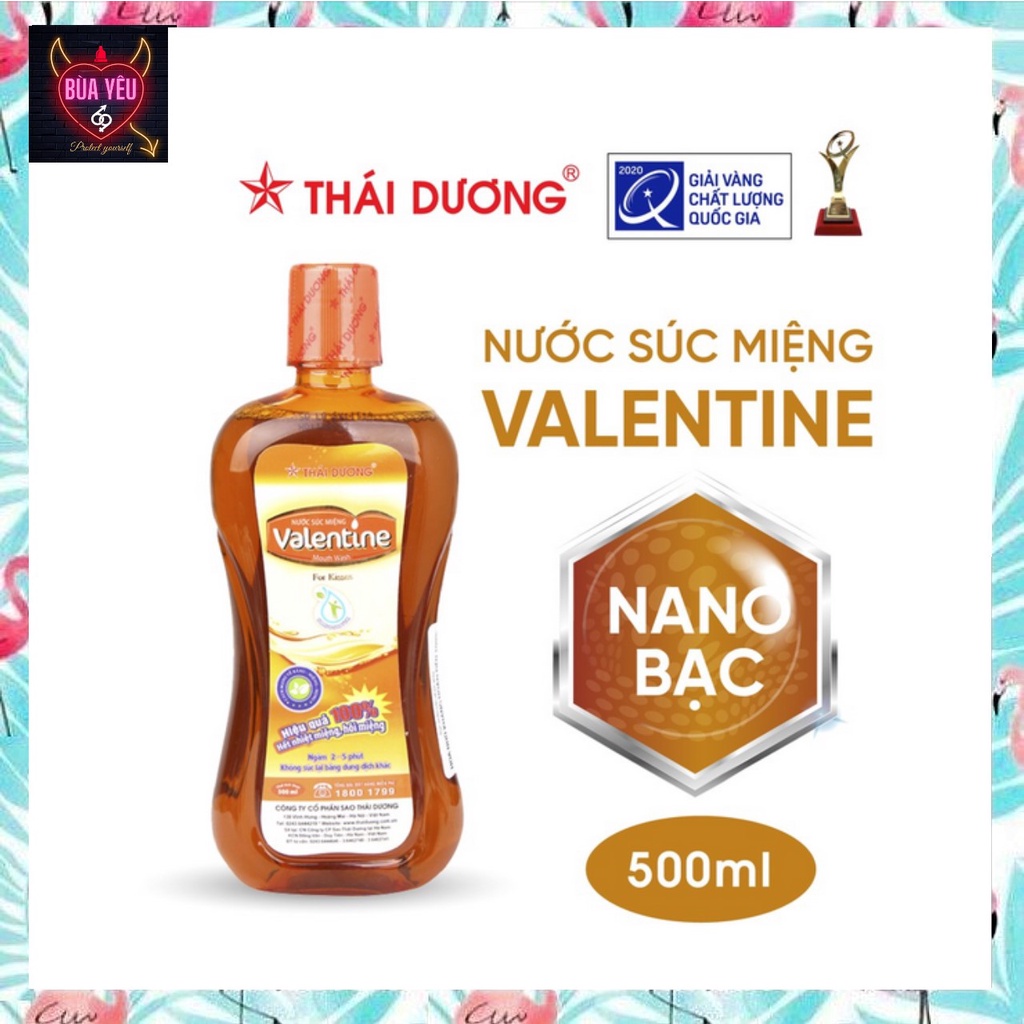 Nước súc miệng Valentine - Sao Thái Dương 500ml