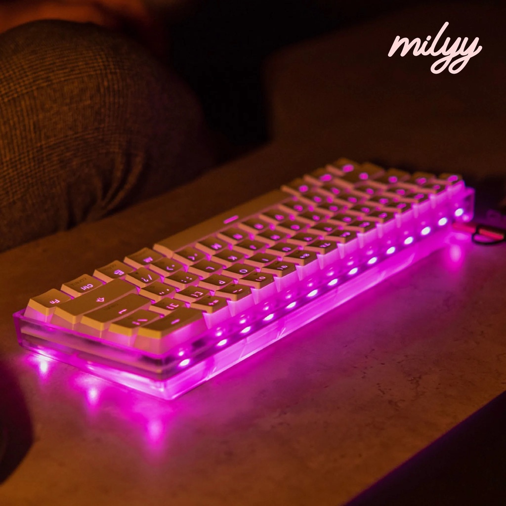 Bàn Phím Cơ Milyy Pudding S60 - Brown/Blue/Red Switch bàn phím văn phòng, bàn phím gaming - Vaithuhay