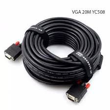 Cáp VGA Unitek  dài 20m-Y-C 508A -Cáp VGA chuẩn HD cho màn hình LCD- Chính Hãng 100%, Bảo Hành 12 Tháng- 1 Đổi 1