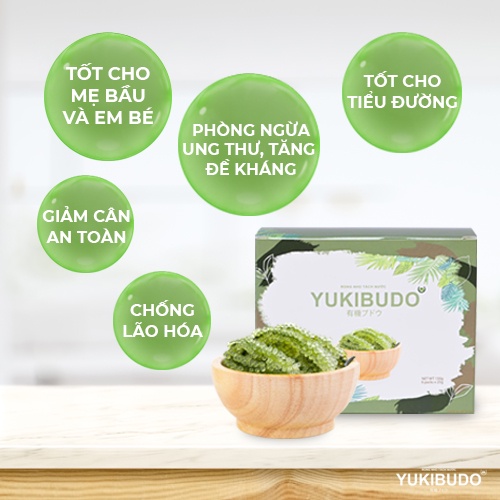 Rong Nho Tươi Tách Nước Yukibudo Kèm Sốt Mè Rang - Rong Nho Biển Khánh Hoà - Thực phẩm hữu cơ hỗ trợ giảm cân ăn kiêng