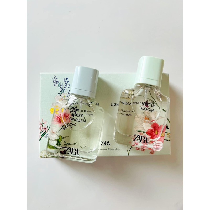 SET NƯỚC HOA ZARA- LIGHTY BLOOM- DEEP GARDEN 60ML