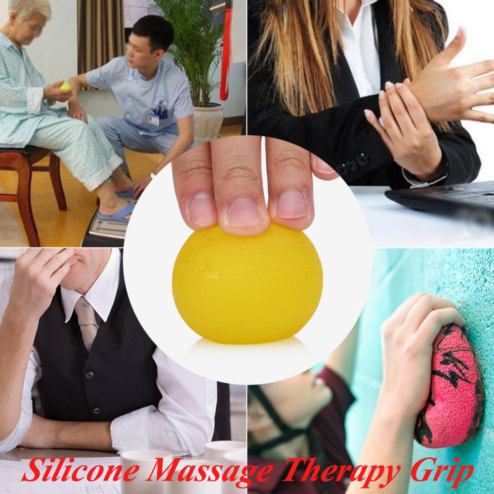 (hàng Mới Về) Bóng Silicone Tập Cơ Bàn Tay Giảm Stress Hiệu Quả