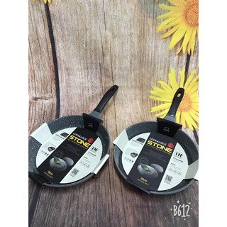 CHẢO ĐÁ CAO CẤP STONE LOCK&LOCK LCA6303D - dùng được các loại bếp kể cả bếp từ