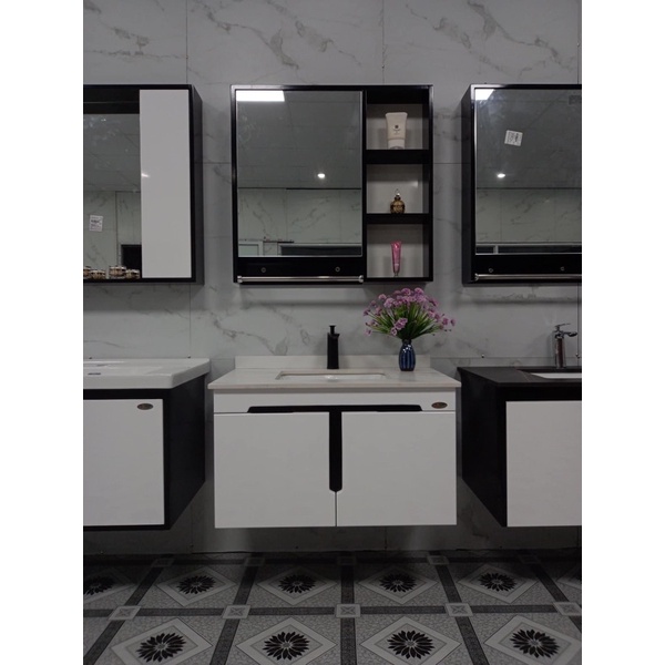 Tủ chậu lavabo Mã 8003 giá tại xưởng sản xuất cỡ 80*48*48
