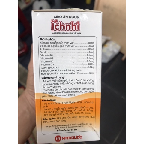 Siro Ích Nhi Ăn Ngon Giúp Bé Ngon Miệng,Tăng Cân,Hấp Thu Dưỡng Chất,Phát Triển Toàn Diện