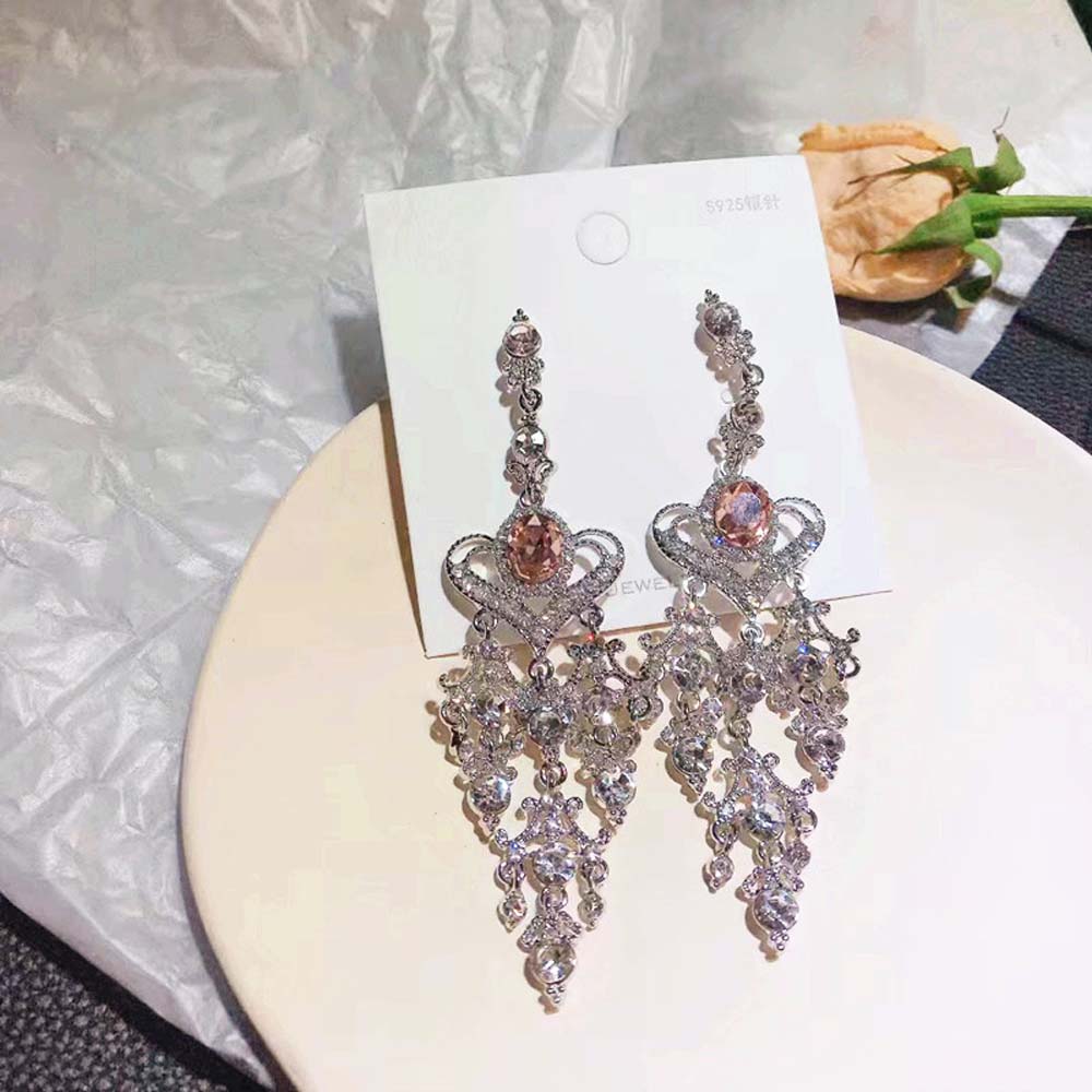 Khuyên Tai Nữ Trang Dáng Dài Phong Cách Vintage