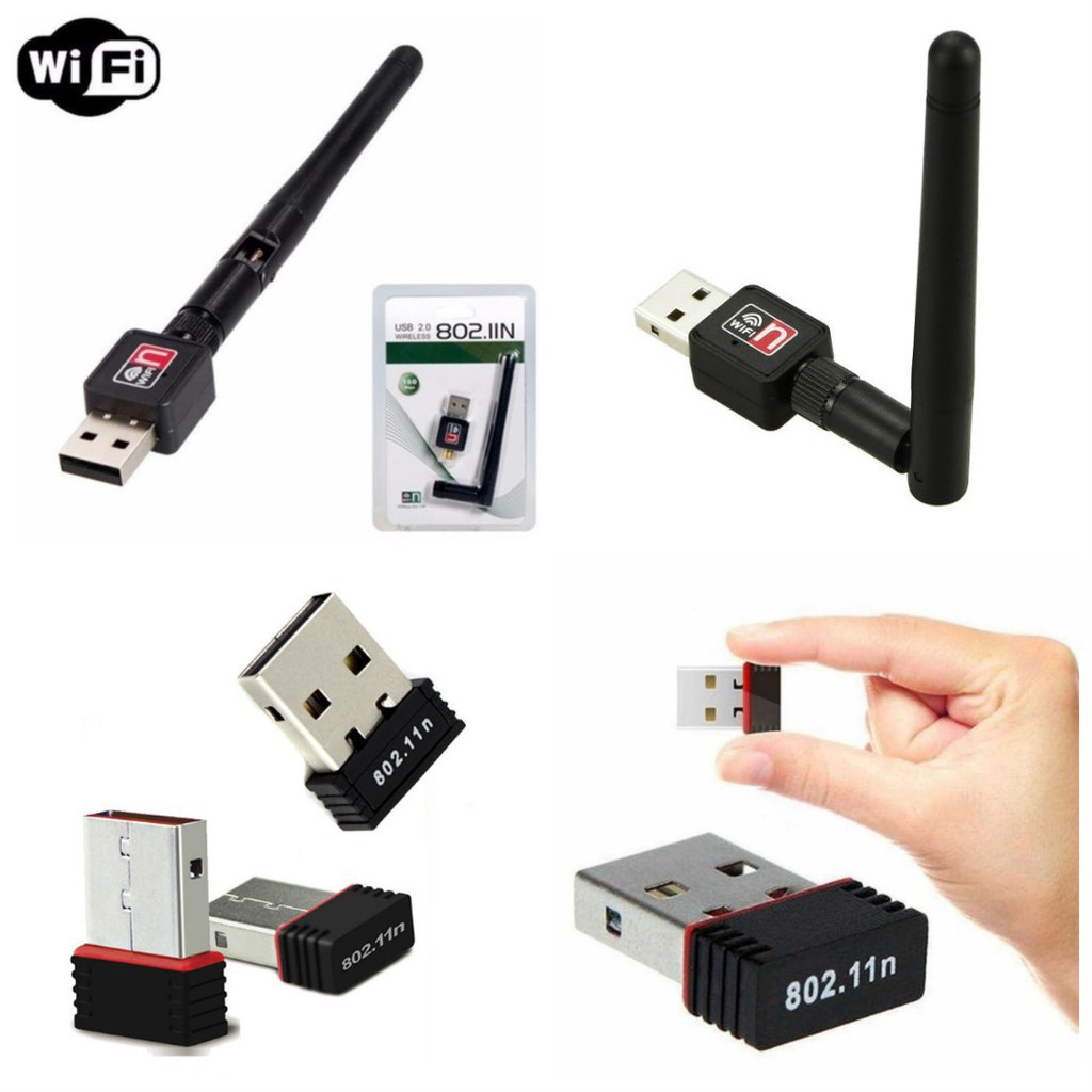 USB THU SÓNG WIFI 802.11 CHUẨN N - CÓ ANTEN, NHỎ GỌN