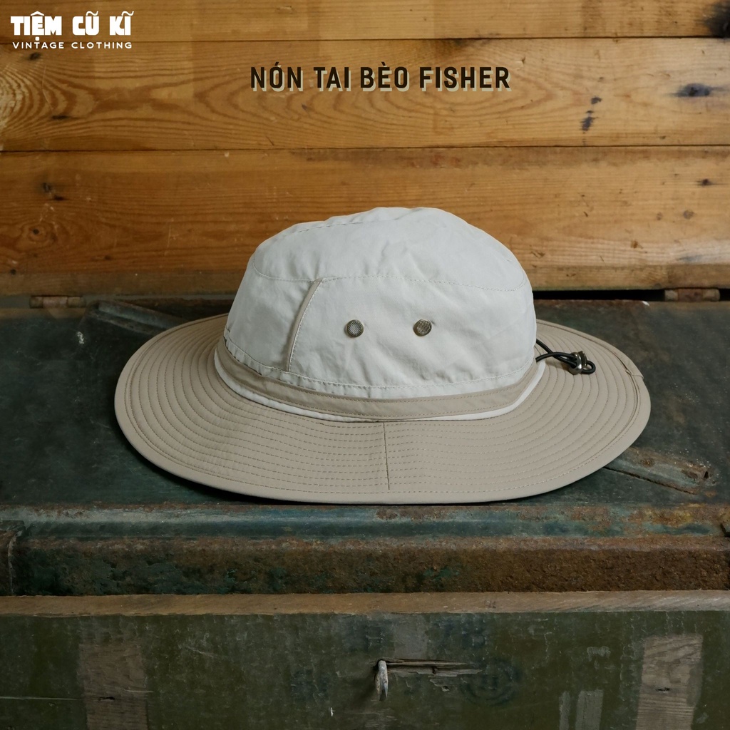 Nón Tai Bèo Fisher Style Vintage Camping, fisher, dã ngoại