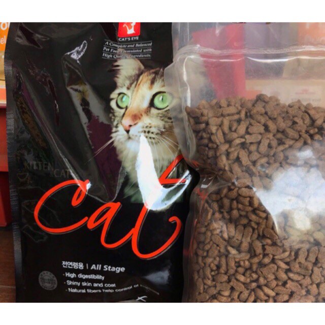 Thức ăn hạt cho mèo Cateye túi zip bạc 1kg giá rẻ mua 1 tặng 1