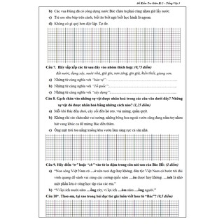 Sách Đề Kiểm Tra Tiếng Việt 3 Học Kì 2