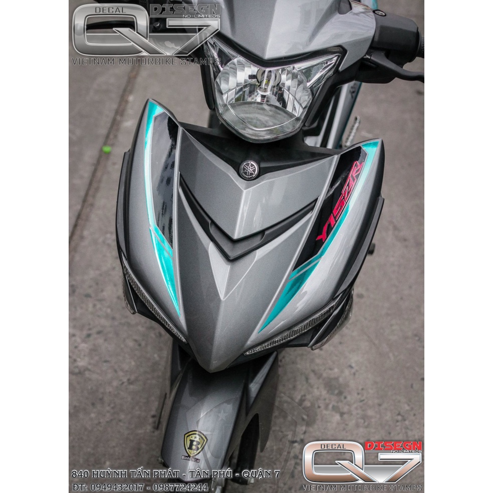 Tem Rời EXCITER 150 Y150ZR XÁM XANH ĐEN