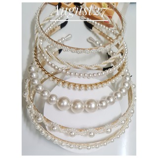 Băng dô xược tóc ngọc trai phong cách hàn quốc