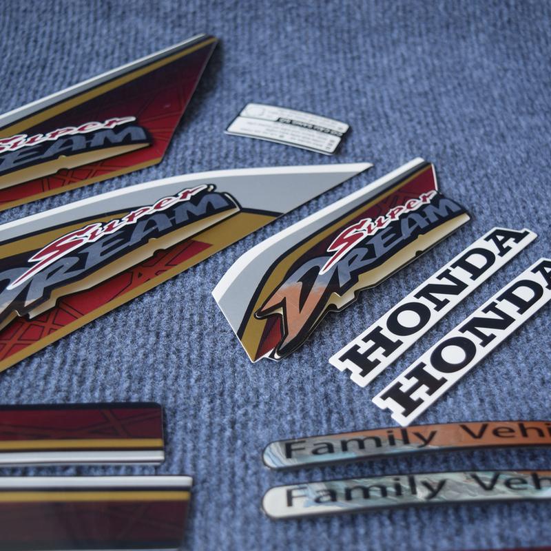 Tem Xe Dream Việt Đời 2010-2013 Family , Tem Hàng Đẹp Lắp Được Cho Supper Dream Và Dream Thái các đời