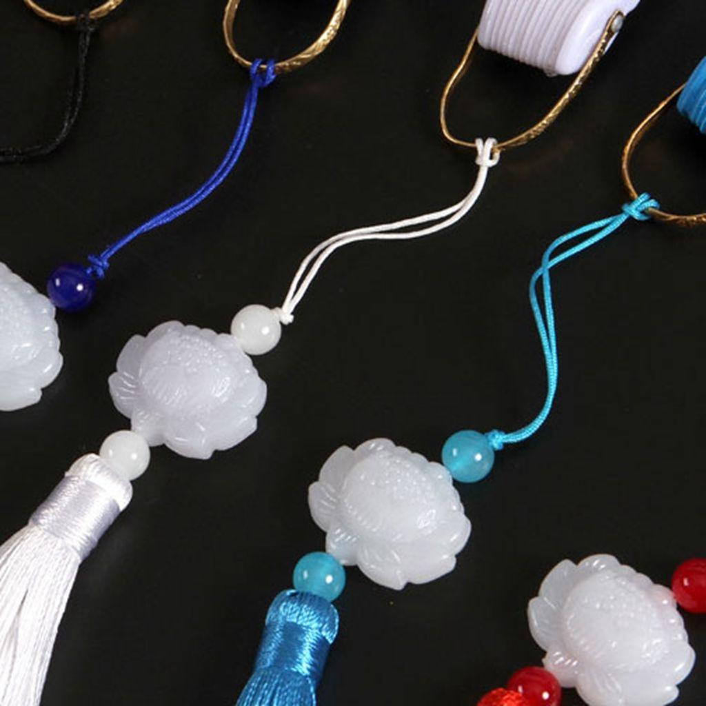 1 Quạt Lông Vũ Gấp Gọn Màu Sắc Tươi Sáng Kèm Phụ Kiện Hóa Trang Lolita