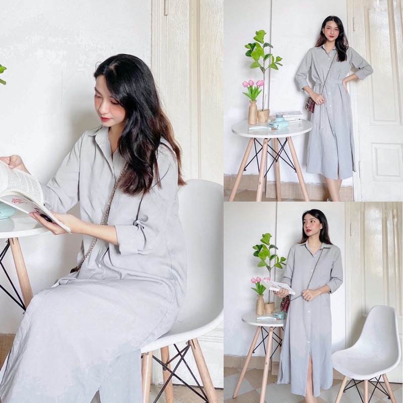 váy sơ mi dài tay | BigBuy360 - bigbuy360.vn