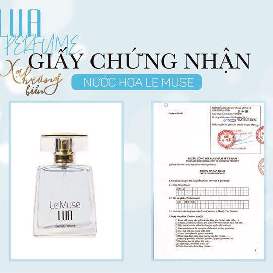 [ Chính Hãng 100% ] Nước Hoa Lụa Le Muse - Xạ Hương Biển 50ml