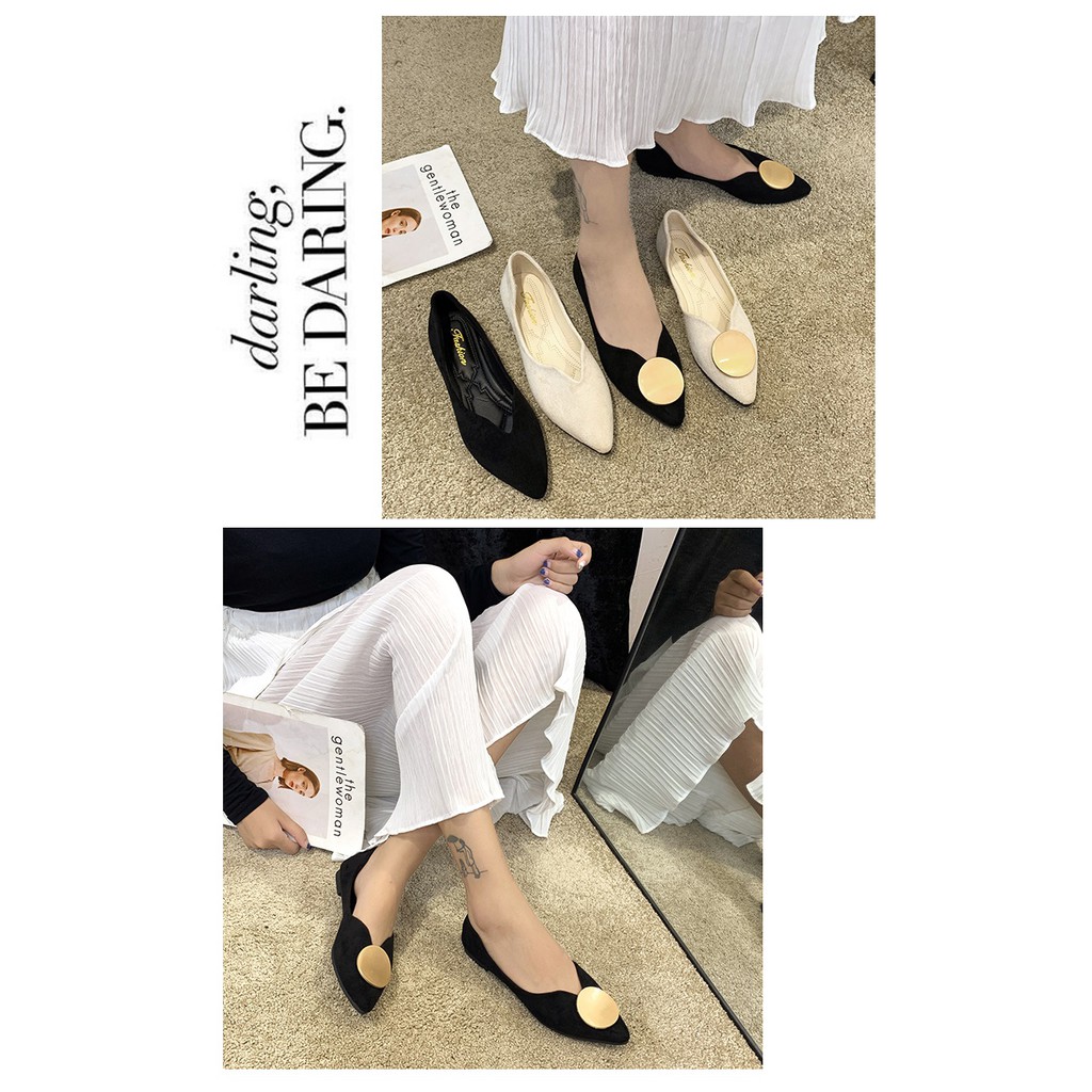 Giày Búp Bê Mũi Nhọn Thời Trang Hè 2019 Cho Nữ | BigBuy360 - bigbuy360.vn