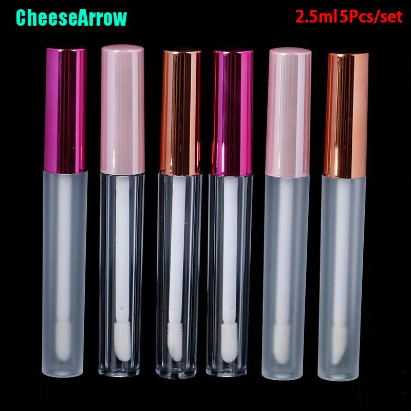 (hàng Mới Về) Set 5 Lọ Rỗng Đựng Son Môi Dung Tích 2.5ml Tiện Dụng | BigBuy360 - bigbuy360.vn