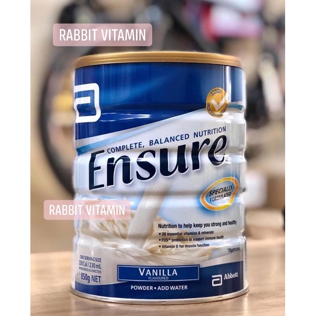 Ensure Vị Vanilla Autralia 850gr
