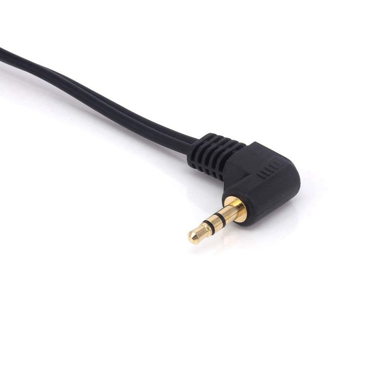 Dây cáp chia cổng 3.5mm 1/8inc TRS sang 2 cổng RCA kích thước 20cm hàng chất lượng cao