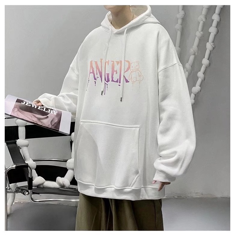 Áo khoác Hoodie dày chất lượng cao không khóa kéo cho nam nữ