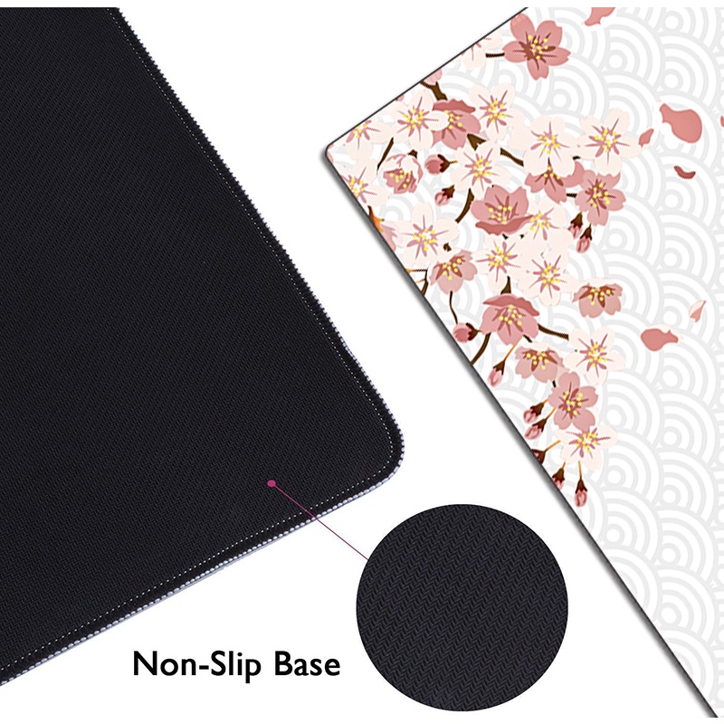 Miếng Lót Chuột Máy Tính Bản Lớn In Hình sakura