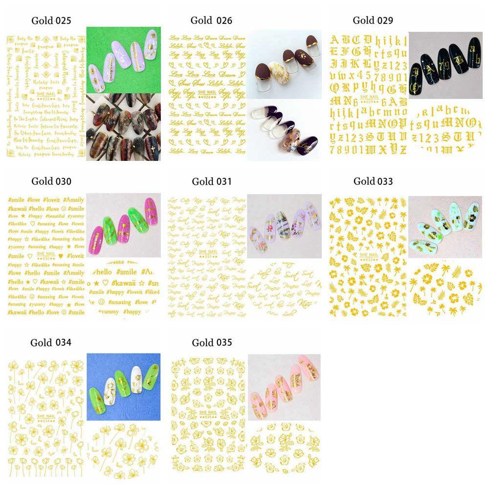 Sticker Dán Móng Nghệ Thuật Màu Đen Thời Trang Dành Cho Nữ|Hộp Phụ Kiện Trang Trí Móng 3D