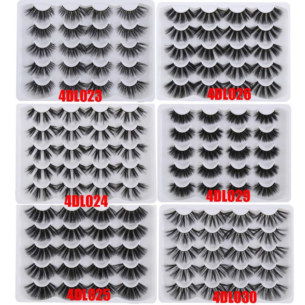 Set 10 Cặp Lông Mi Giả SUSANS SKONHED Nhiều Lớp Hiệu Ứng Dày Tự Nhiên 4D