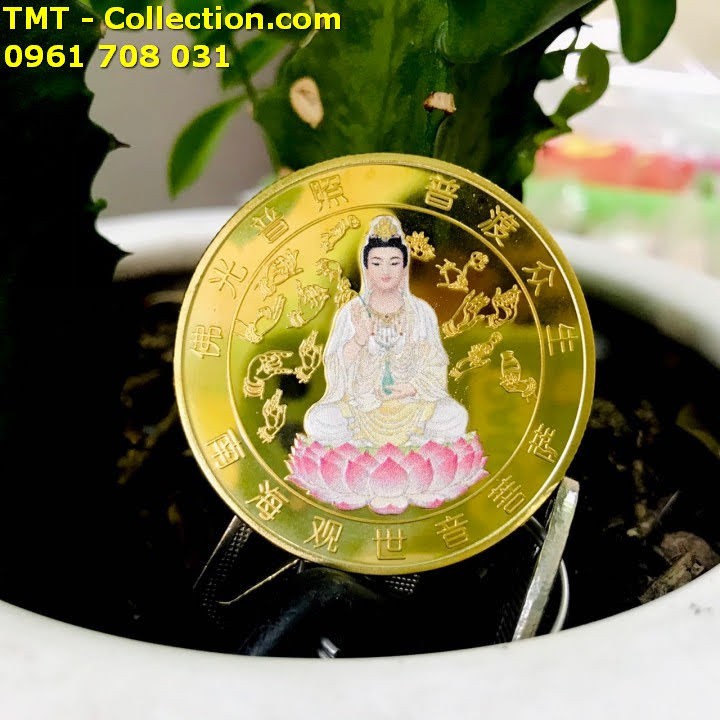 Xu Quan Âm Vàng In Màu, Dùng để cúng dường trong những dịp Lễ, Tết..., mang theo bên người -TMT Collection - SP005193