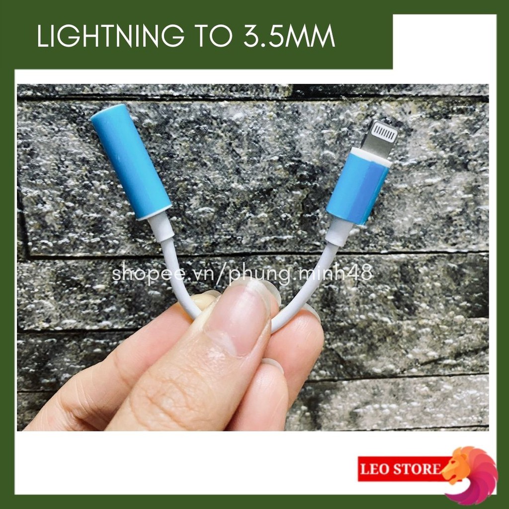 Cáp chuyển đổi Iphone/Ligtning ra 3.5mm Có mic  - Jack chuyển đổi Iphone sang 3.5mm - Lightning to 3.5