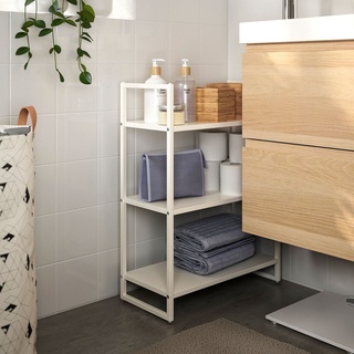 Kệ trắng 3 tầng JONAXEL IKEA