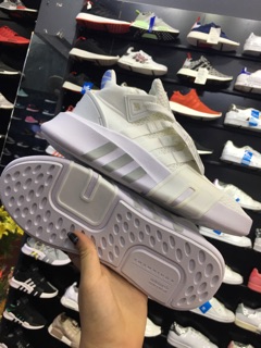 giày eqt 2018 trắng xanh