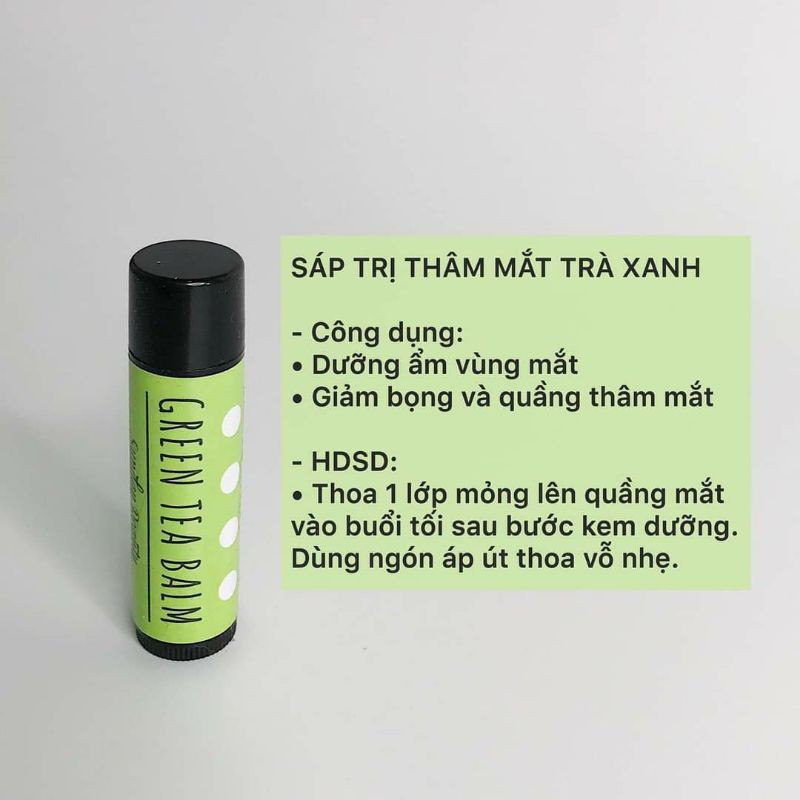 Sáp dưỡng mắt trà xanh handmade (Sunday Beauty) | BigBuy360 - bigbuy360.vn