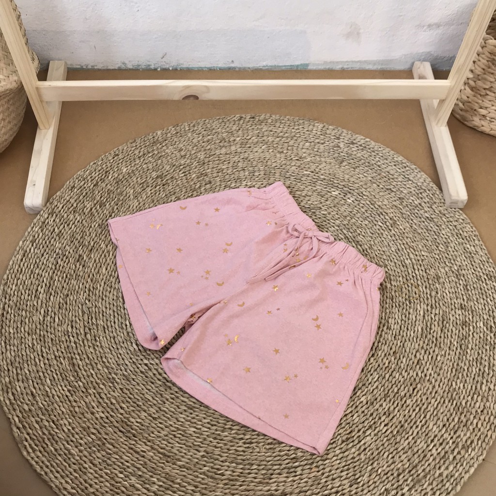 Quần đùi nữ KABI quần short ngắn thun cotton mặc nhà mặc ngủ hoa văn không túi thoáng mát dễ thương | BigBuy360 - bigbuy360.vn