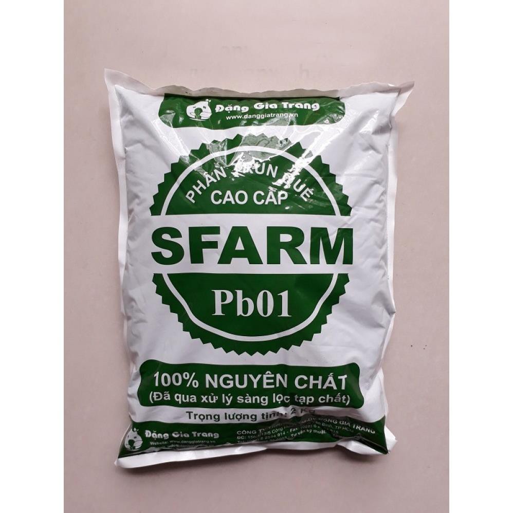 Phân trùn quế SFARM đặng gia trang gói 2kg