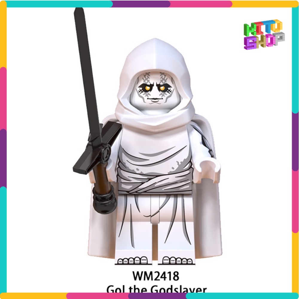 Minifigures Xếp Hình Lắp Ráp Thor Nhân Vật Mavel Phim Truyện Love And Thunder Tình Yêu Và Sấm Set WM6146