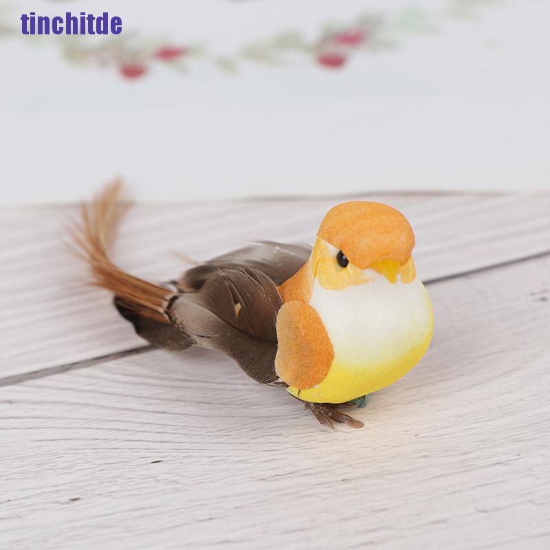 Chú chim nhân tạo mini bằng bọt biển dùng cho trang trí nhà/ tiệc cưới