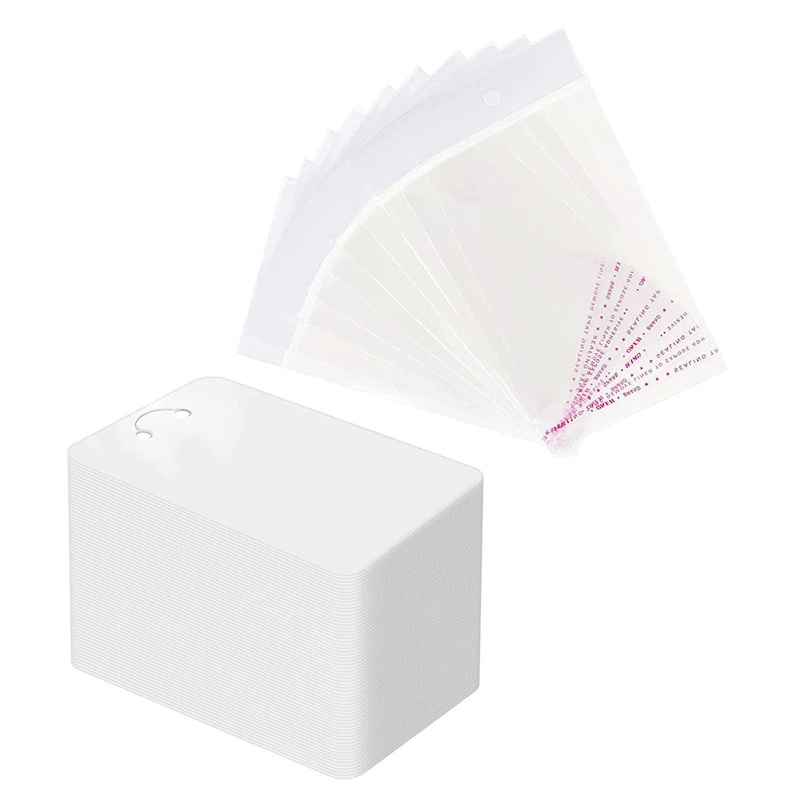 Thẻ Trưng Bày Bông Tai Vòng cổ &amp; Thẻ Trưng Bày Trang Sức 100 Cái