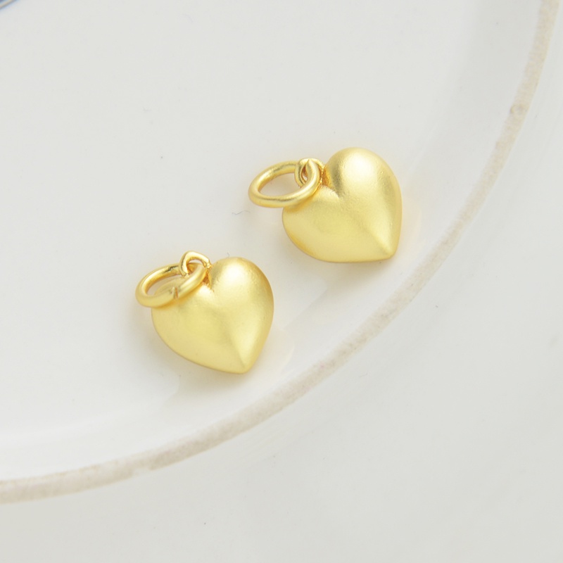 Mặt Dây Chuyền Hình Trái Tim Bằng Vàng Cát diy