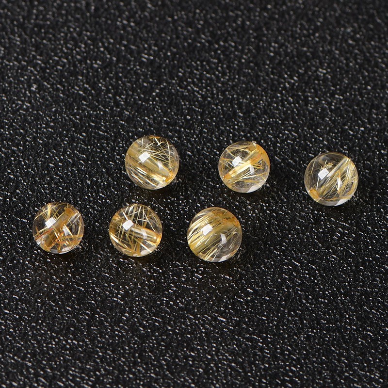 Hạt Đá Thạch Anh Pha Lê Tự Nhiên 5A Dùng Làm Trang Sức