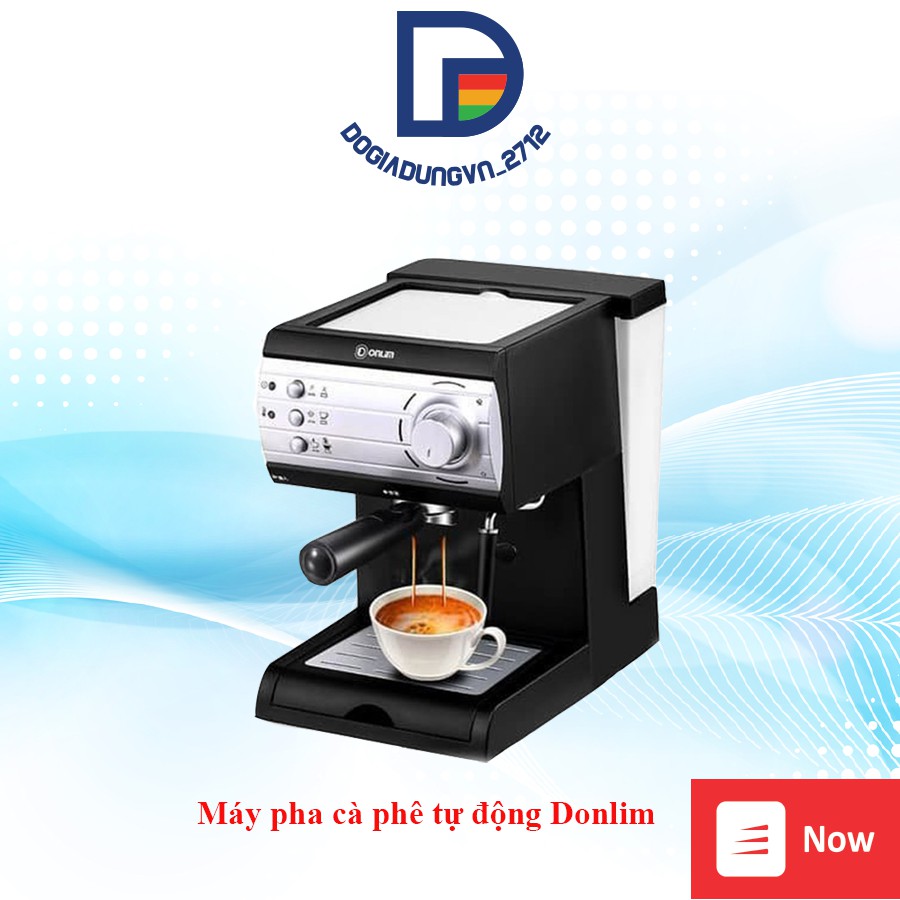 Máy pha cà phê tự động Donlim DL-KF6001 chính hãng, máy pha cafe espresso gia đình và văn phòng