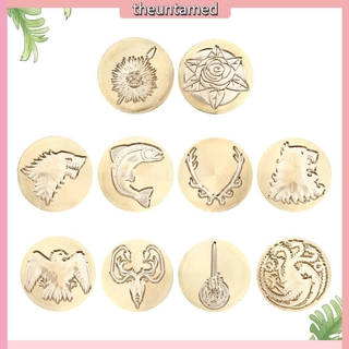 Đầu Con Dấu Sáp Niêm Phong Tròn Phong Cách Vintage Độc Đáo Dùng Trang Trí Diy