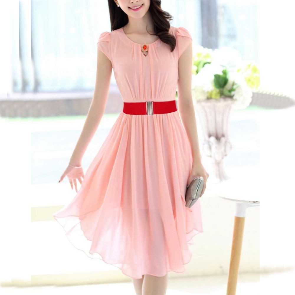 Thắt lưng da khóa bạc thiết kế đơn giản sành điệu