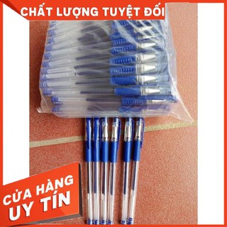 Set 100 bút bi nước mầu xanh, đen