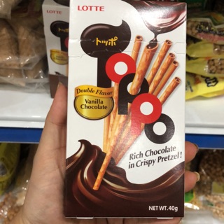 BÁNH QUE TOPPO NHÂN SOCOLA HƯƠNG VANI 40g